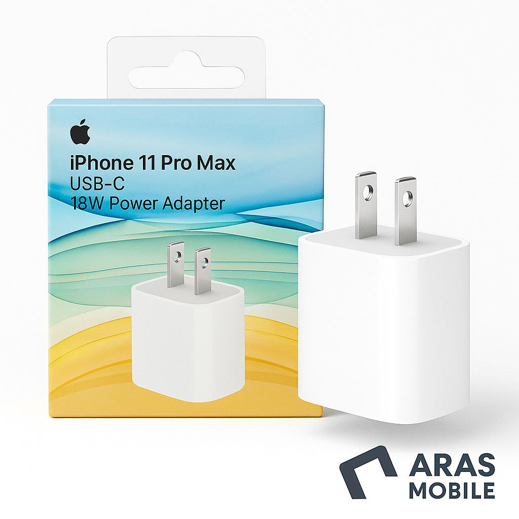 جعبه شارژر 18 وات USB-C اپل مخصوص ایفون و ایپد