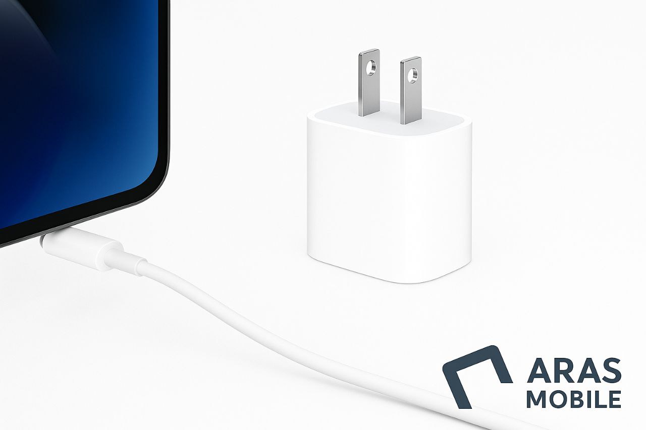جعبه شارژر 18 وات USB-C اپل مخصوص ایفون و ایپد
