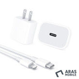 نمای نزدیک شارژر 20وات denmen مدل DC06M